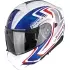 Casque Scorpion Exo-930 Evo Alpha Blanc Rouge Bleu