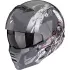 Casque Scorpion Exo-Combat II Demure Argent
