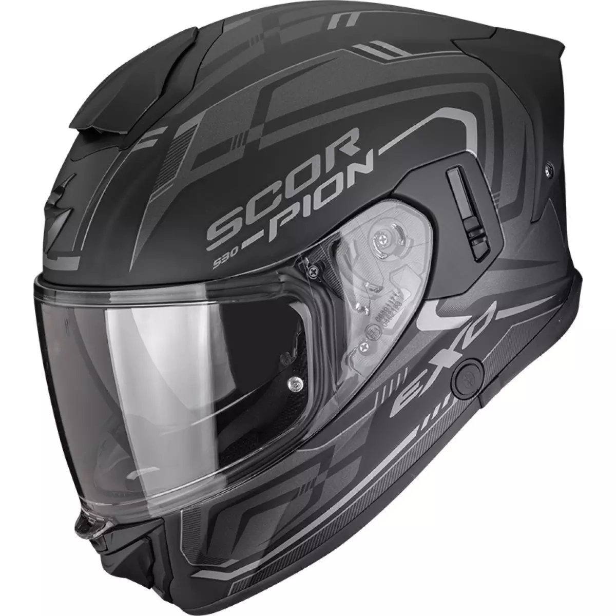 Casque Scorpion Exo-530 Air Slope Noir mat Argent
