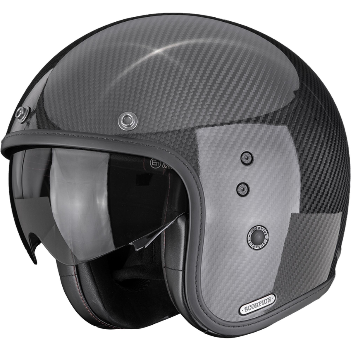 Casque Scorpion Belfast II Carbon Solid Noir