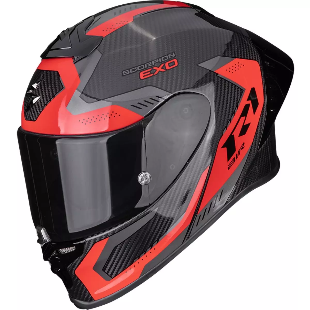 Casque Scorpion Exo-R1 Evo II Carbon Air Propel Noir Rouge