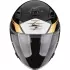 Casque Scorpion Exo-Z1 Prymus Noir Blanc Or