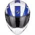 Casque Scorpion Exo-930 Evo Alpha Blanc Rouge Bleu