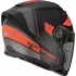Casque Scorpion Exo-GT Jet Carbon Crest Noir mat Rouge