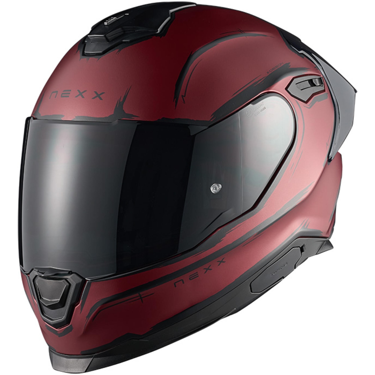 Casque Nexx Y.100R Cartoon Bordeaux Mat