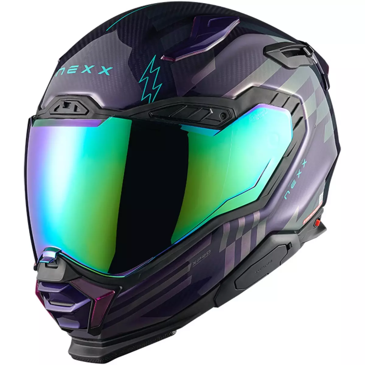 Casque Nexx X.WST3 Neon Drive Carbon Violet