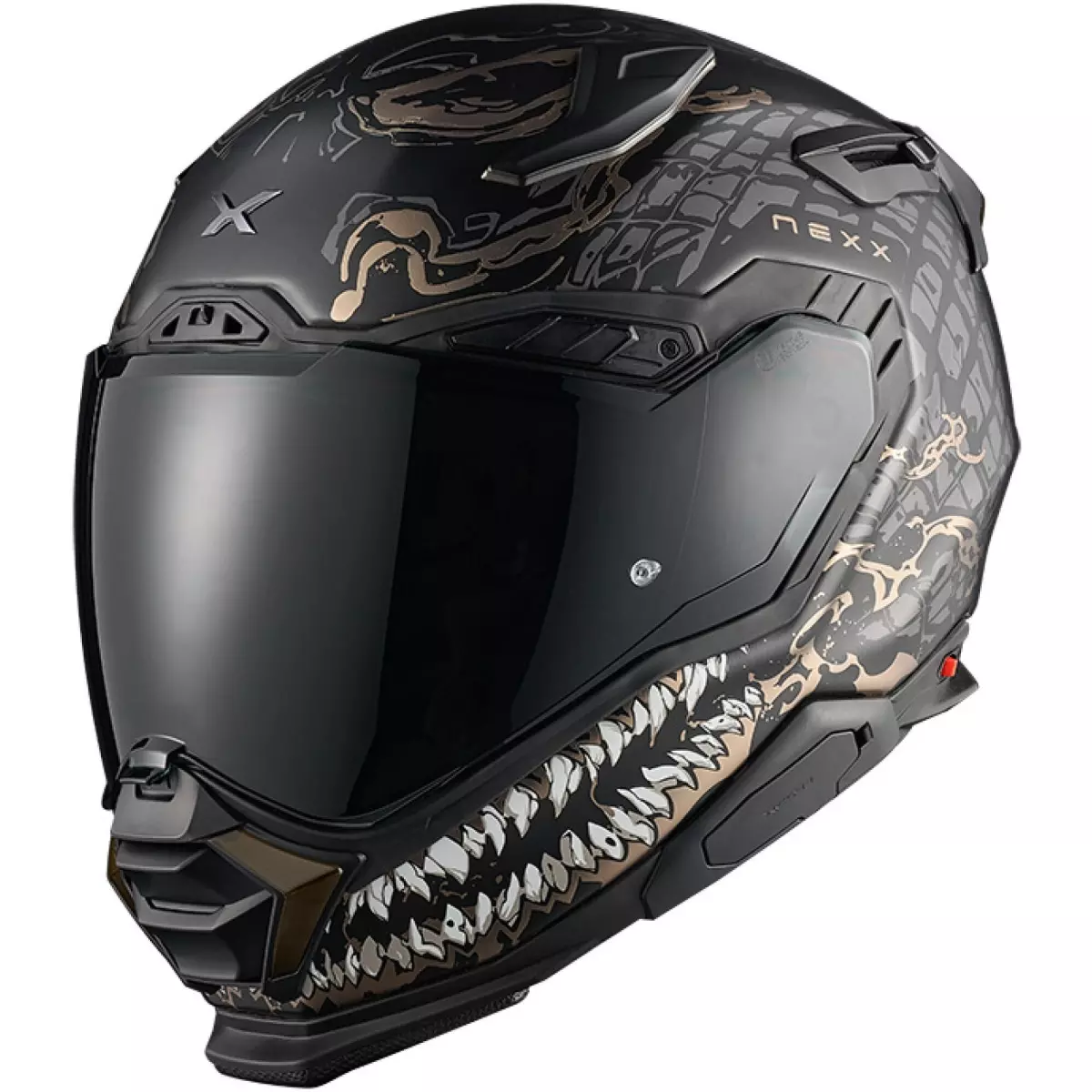Casque Nexx X.WST3 Combuster Noir Or Mat