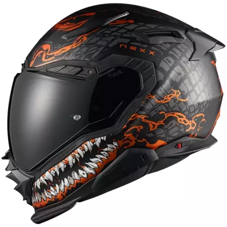 Casque Nexx X.WST3 Combuster Noir Orange Mat - Casque Intégral NEXX