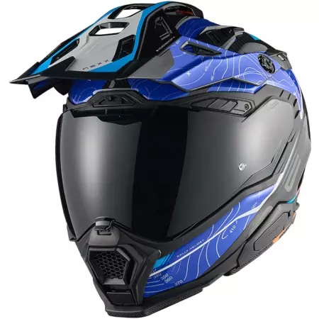 Casque Nexx X.WED3 Furka Bleu Blanc - Casque Intégral NEXX