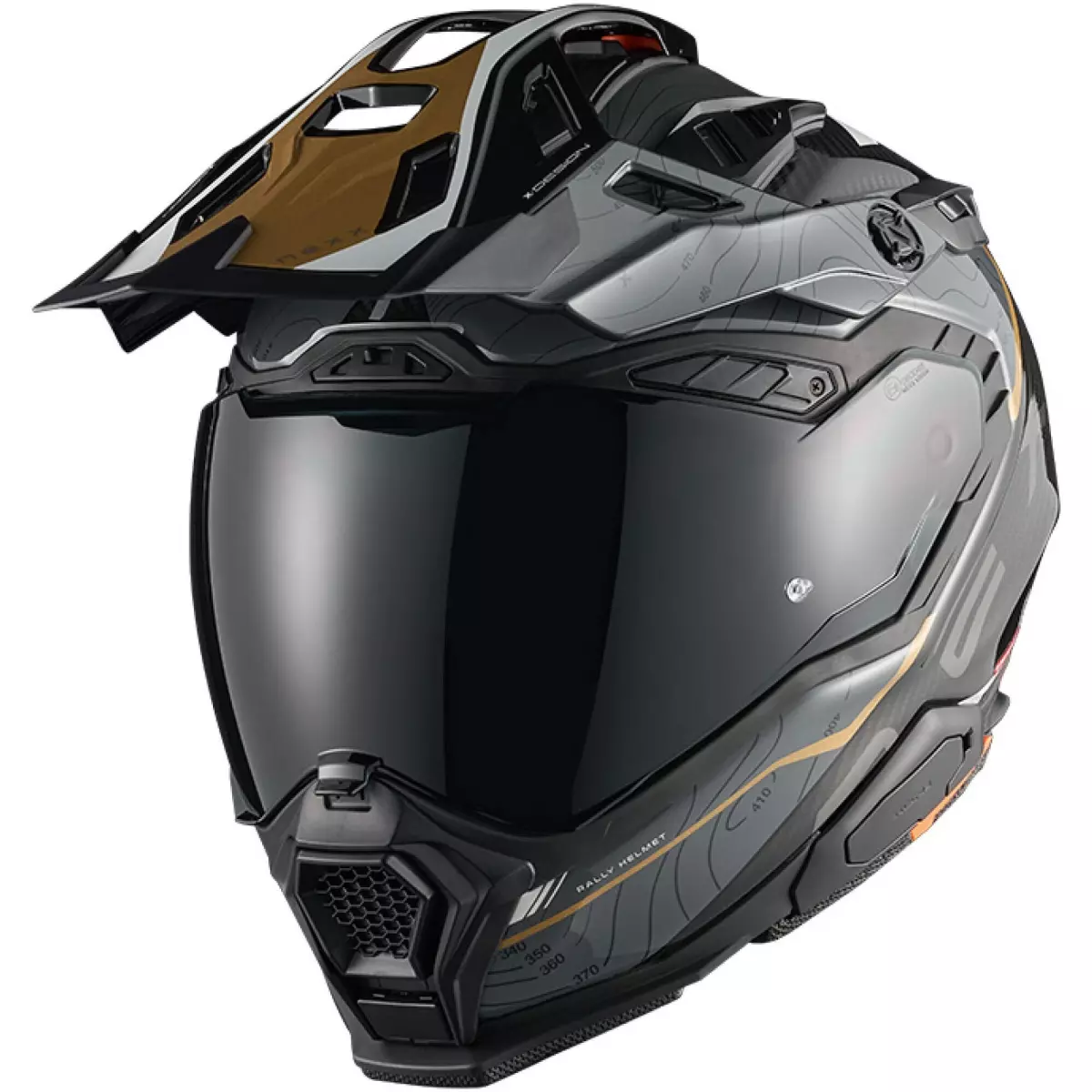 Casque Nexx X.WED3 Furka Gris Or