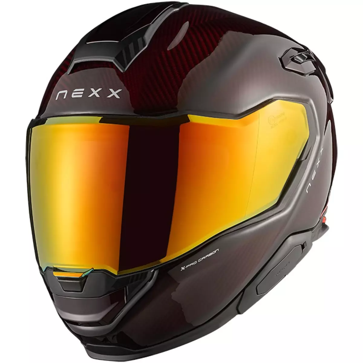 Casque Nexx X.TR Lava Carbon Rouge