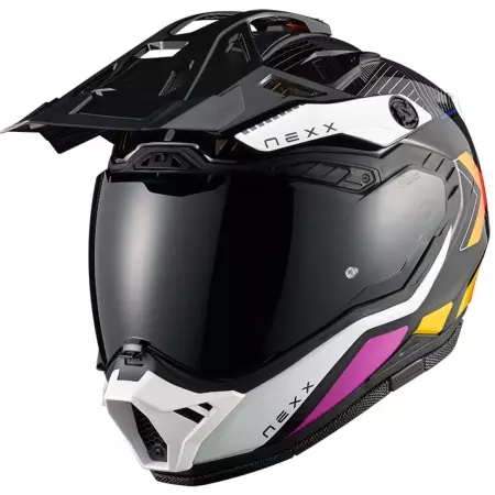 Casque Nexx X.Rally Austral Violet Jaune - Casque Intégral NEXX