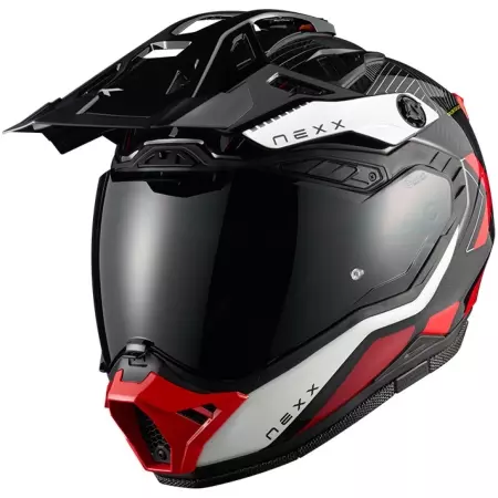 Casque Nexx X.Rally Austral Blanc Rouge - Casque Intégral NEXX