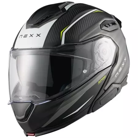 Casque Nexx X.Lifetour Aura Gris Blanc Mat - Casque Modulable NEXX