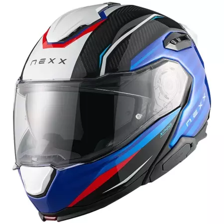 Casque Nexx X.Lifetour Aura Bleu Rouge - Casque Modulable NEXX
