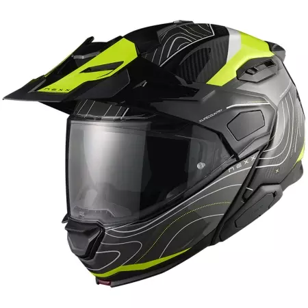 Casque Nexx X.Lifecountry Evolander Gris Neon - Casque Modulable NEXX