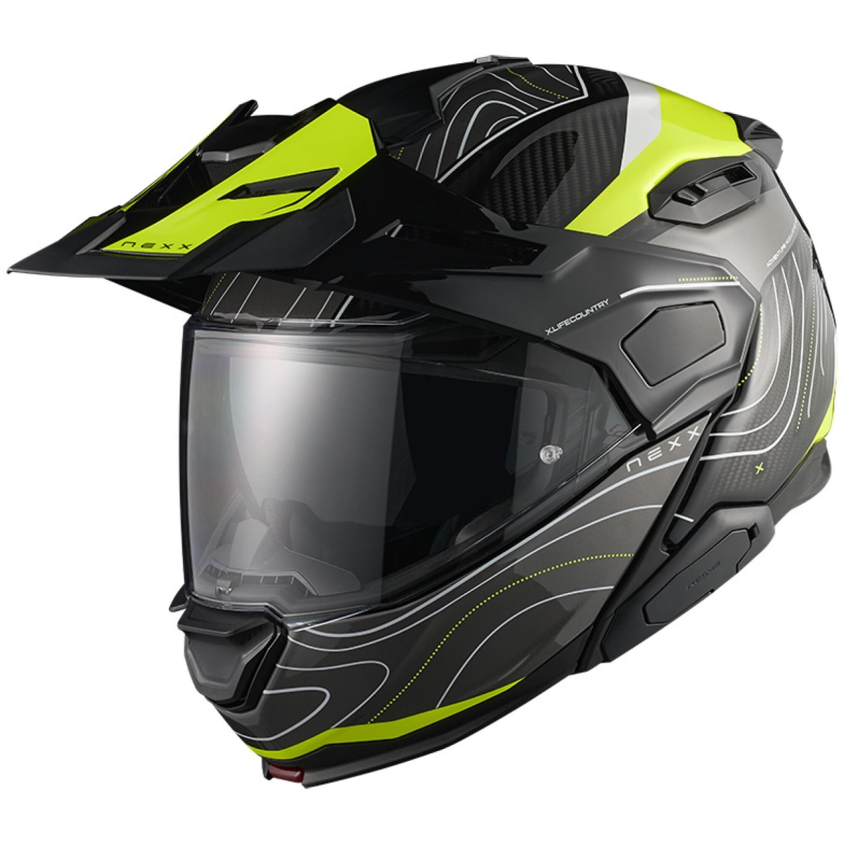 Casque Nexx X.Lifecountry Evolander Gris Neon