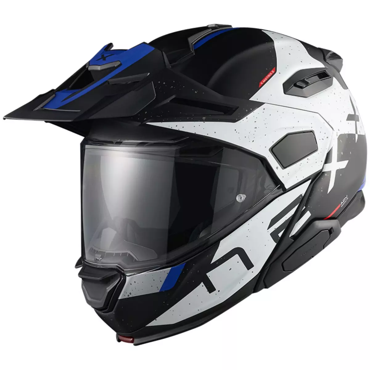 Casque Nexx X.Lifecountry Galaxy Blanc Bleu Mat