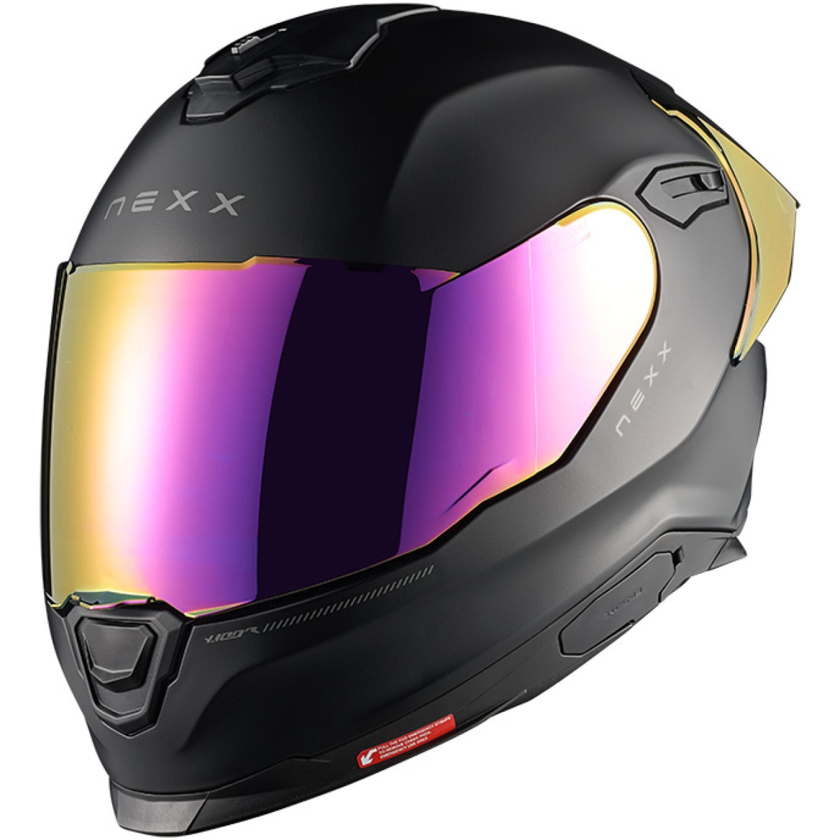 Casque Nexx Y.100R Subsonic Noir Rose Mat