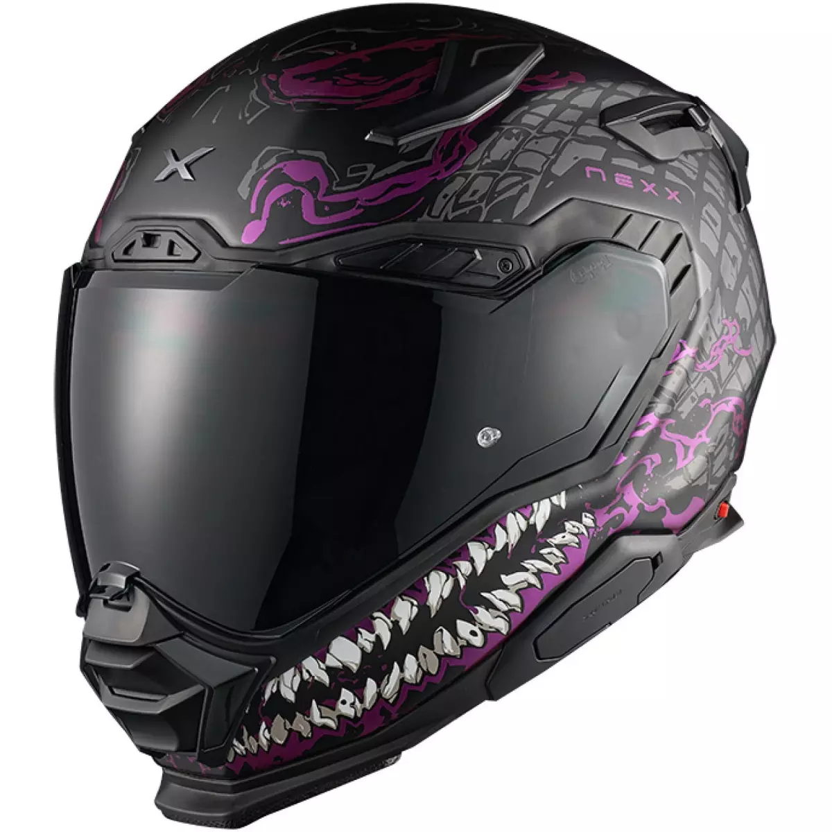 Casque Nexx X.WST3 Combuster Noir Violet Mat