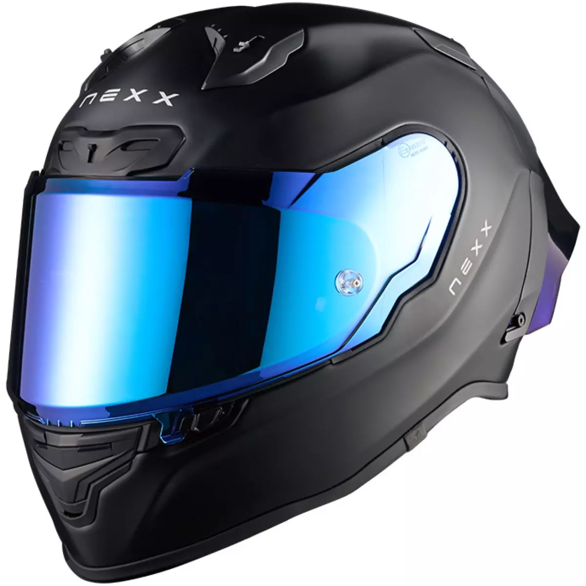 Casque Nexx X.R3R Speedcore Noir Bleu Mat