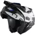Casque Nexx X.Lifecountry Galaxy Blanc Bleu Mat