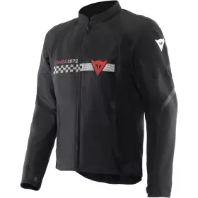 Blouson Dainese Herosphere Air Noir Blanc Stripes Rouge