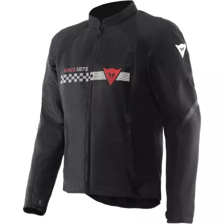 Blouson Dainese Herosphere Air Noir Blanc Stripes Rouge - Blouson Moto DAINESE