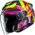 Casque HJC F31 Sora MC38 Rose Jaune Noir