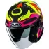 Casque HJC F31 Sora MC38 Rose Jaune Noir