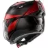 Casque Shark OXO Mekarium Noir Chrome Rouge
