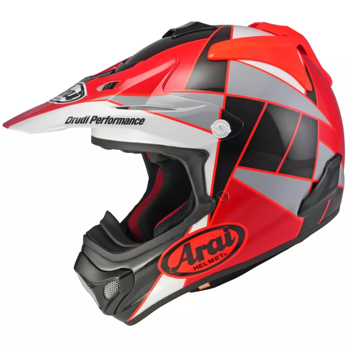 Casque Cross Arai MX-V EVO Peak Rouge