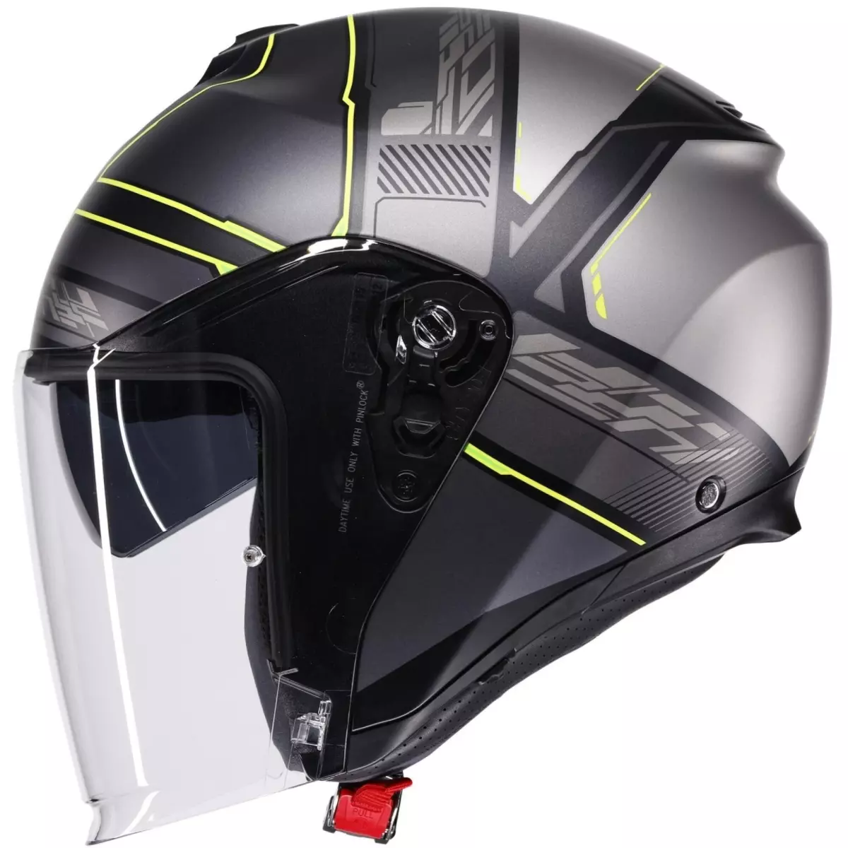 Casque AGV Irides Zagabria Gris Jaune fluo