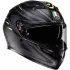 Casque AGV K3 Syth Noir Jaune fluo