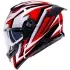 Casque AGV K5 Zenithar Noir Blanc Rouge
