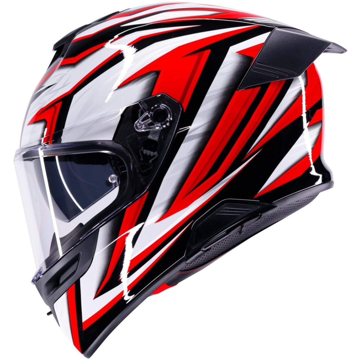 Casque AGV K5 Zenithar Noir Blanc Rouge