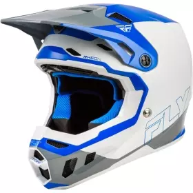 Casque Cross Fly Racing Formula CC Glide Bleu Gris