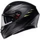 Casque AGV K3 Syth Noir Jaune fluo