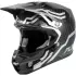 Casque Cross Fly Racing Formula S Carbon Byte Noir Carbone Gris Argent