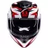 Casque AGV K5 Zenithar Noir Blanc Rouge