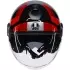 Casque AGV Eteres Camogli Noir Rouge Violet