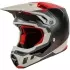 Casque Cross Fly Racing Formula CC Glide Noir Rouge Gris