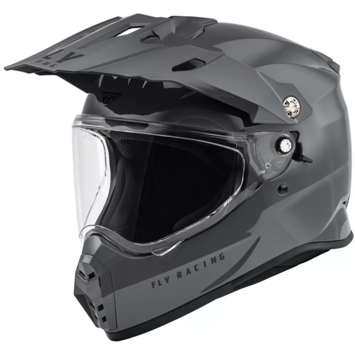 Casque Fly Racing Trekker Solid Gris