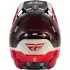 Casque Cross Fly Racing Formula S Carbon Byte Rouge Carbone Gris