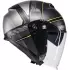 Casque AGV Irides Zagabria Gris Jaune fluo