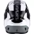 Casque Cross Fly Racing Kinetic Crest Noir Blanc Gris