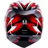 Casque AGV K5 Zenithar Noir Blanc Rouge