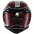 Casque AGV K1 S Speedarmor Noir Gris Rouge