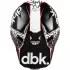 Casque Cross Fly Racing Formula CP Special Edition DBK Noir Blanc Rouge