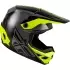 Casque Cross Fly Racing Kinetic Crest Gris Noir Jaune Fluo